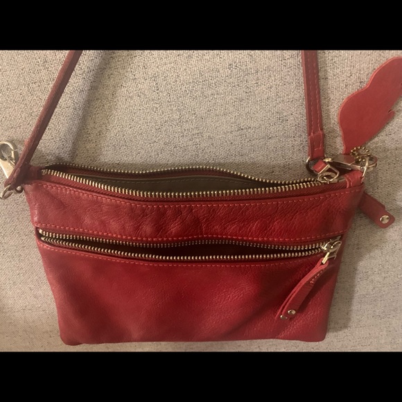 Roots Pink/Purple Crossbody Bag - Picture 2 of 4